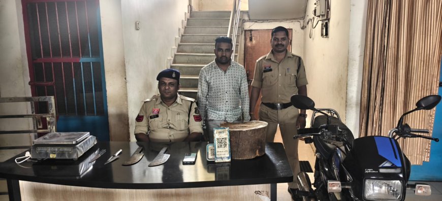 चकरभाठा पुलिस ने बकरी-बकारा चोरी मामले में एक और आरोपी दबोचा,औजार व मोटरसाइकिल जब्त