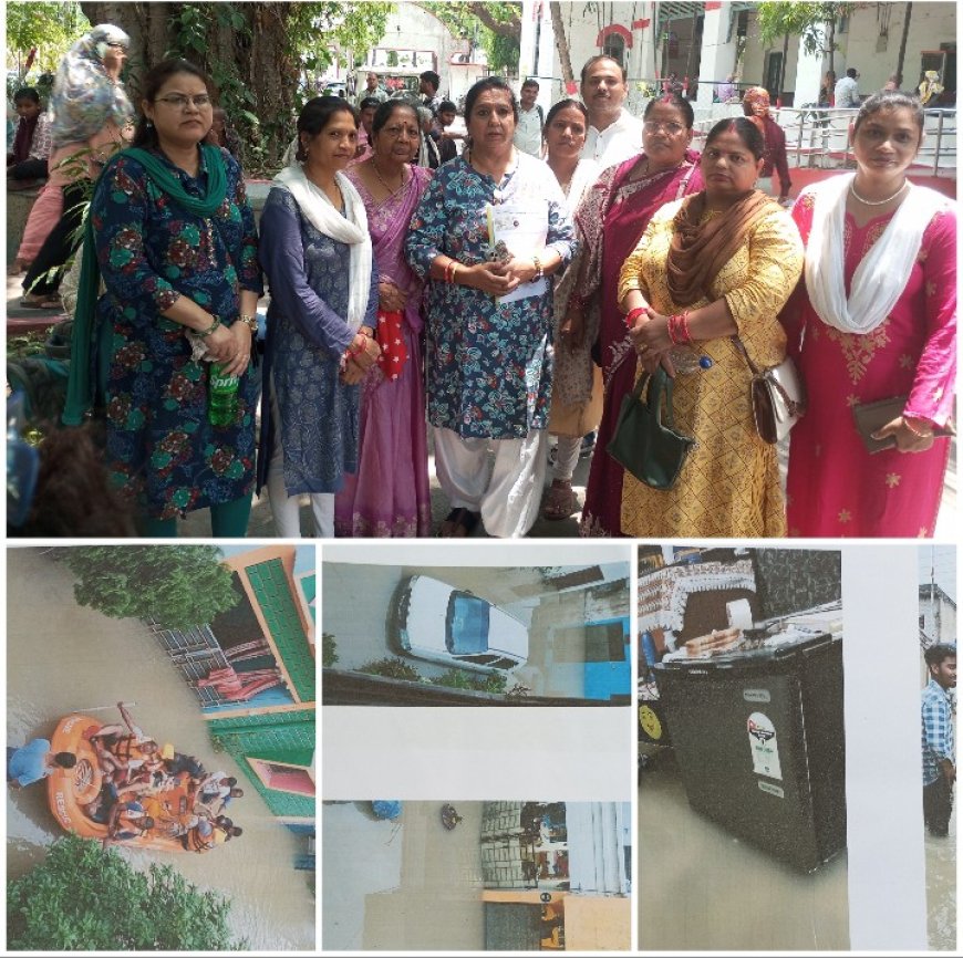 बरसात से पहले नाला गहरीकरण की मांग तेज, प्रथमेश विहार की महिलाओं ने कलेक्टर से लगाई गुहार