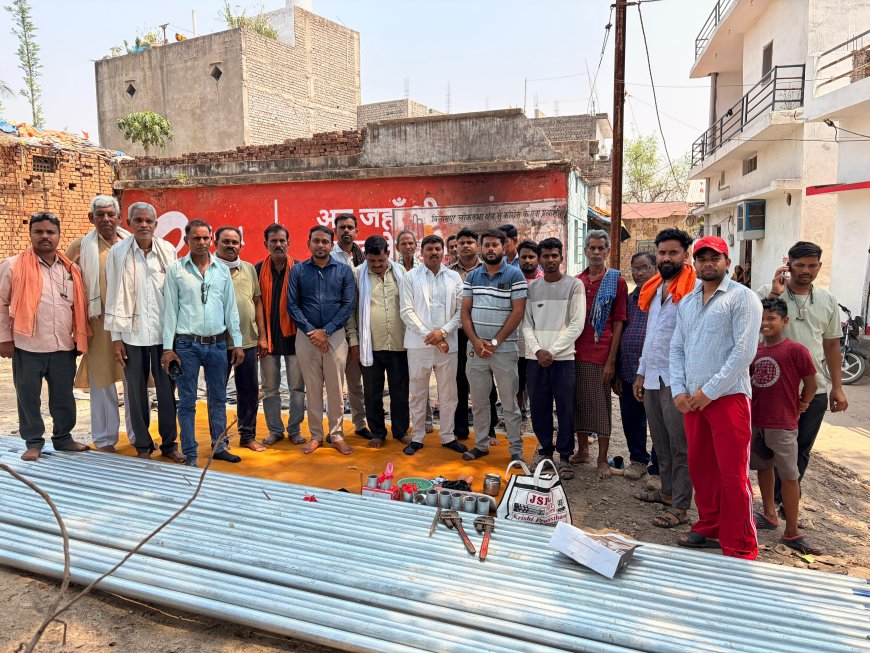 मस्तूरी में जल व्यवस्था सुदृढ़ करने पाइपलाइन विस्तार का भूमि पूजन...क्षेत्र के निवासियों को लंबे समय से चली आ रही जल समस्या से मिलेगी राहत : चंद्रप्रकाश सूर्या