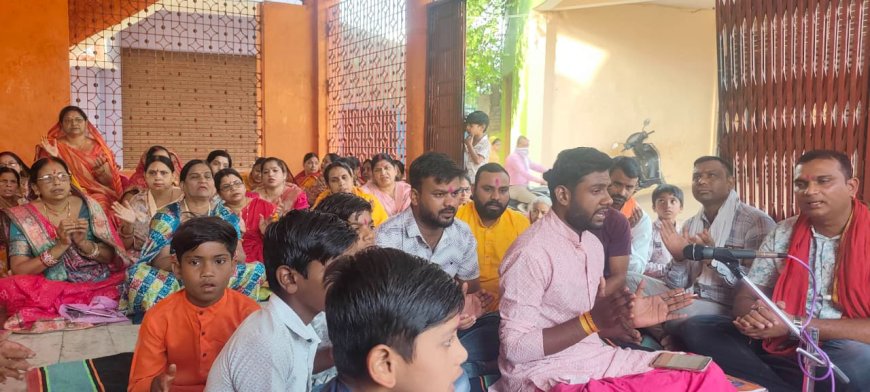 पुरुषोत्तम मास में भक्ति की बही गंगा, सीपत के बजरंगबली मंदिर में भव्य धार्मिक आयोजन संपन्न