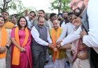 उप मुख्यमंत्री श्री अरुण साव ने 2500 किलोलीटर क्षमता के पानी टंकी निर्माण का किया भूमिपूजन*