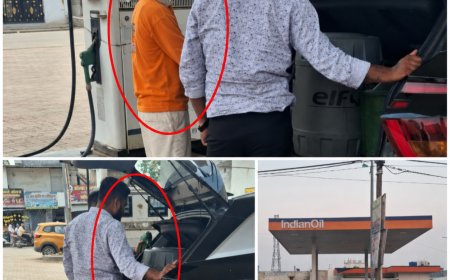 ओमांश किसान सेवा केंद्र मंगला पर बड़ा सवाल: कैमरे चालू थे या बंद, जब कार की डिक्की में भर रहा था पेट्रोल-डीजल