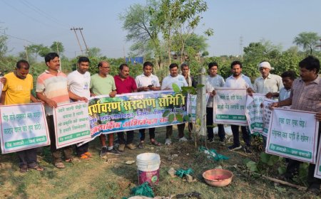 विश्व पर्यावरण दिवस पर महमंद में पौधारोपण, जल संरक्षण का लिया संकल्प