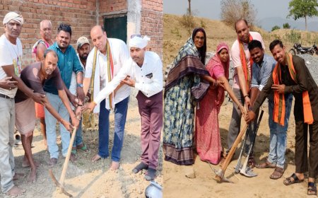 संजय राज के नेतृत्व में बोईदा पंचायत में विकास की नई पहचान, 7.50 लाख के कार्यों का शुभारंभ