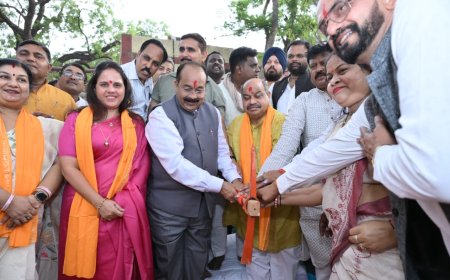 उप मुख्यमंत्री श्री अरुण साव ने 2500 किलोलीटर क्षमता के पानी टंकी निर्माण का किया भूमिपूजन*