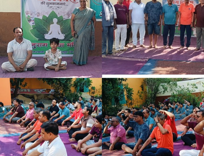 कृष्ण कुमार कौशिक ने दिया संदेश—योग अपनाएं, निरोगी जीवन पाएं