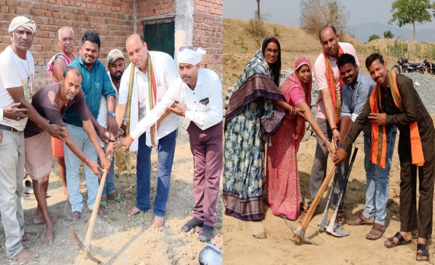 संजय राज के नेतृत्व में बोईदा पंचायत में विकास की नई पहचान, 7.50 लाख के कार्यों का शुभारंभ