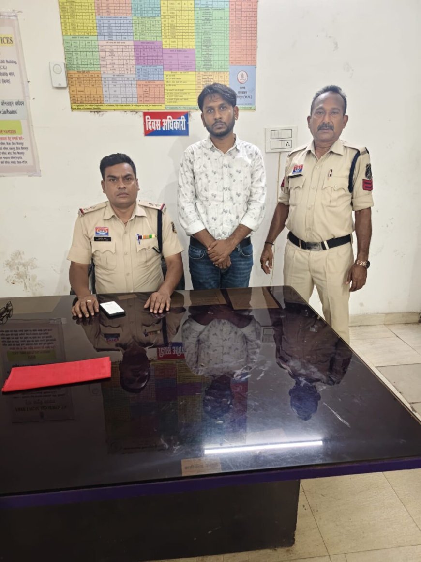 पुलिस अधिकारियो को पैसा देने के नाम पर डरा धमका कर पैसा वसूलने वाले आरोपी पर तारबाहर पुलिस का प्रहार*