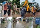 लगातार बारिश से मंगला वार्ड जलमग्न, कई कॉलोनियों और घरों में घुसा पानी; पार्षद रमेश पटेल राहत कार्य में जुटे