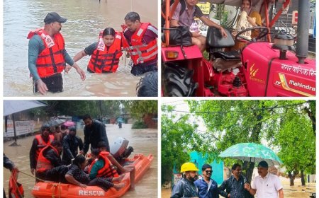 भारी बारिश के मद्देनजर जिला प्रशासन अलर्ट, कलेक्टर ने दिए राहत एवं बचाव के निर्देश*