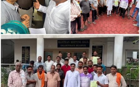 अतिवृष्टि से खेत डूबे, ग्रामीणों ने कलेक्टर से लगाई गुहार; कॉलोनाइजर पर नाला पाटने का आरोप