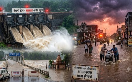 छत्तीसगढ़ में मानसून का 'ऑरेंज अलर्ट': 5 दिनों तक भारी बारिश की चेतावनी, केलो डैम के खोले गए 4 गेट