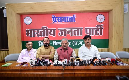 गुरु रविदास जयंती वर्ष पर भाजपा का समरसता संकल्प अभियान 29 जुलाई से, बिलासपुर में दी जानकारी