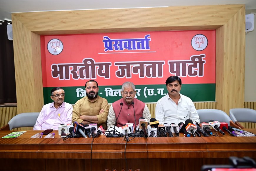 गुरु रविदास जयंती वर्ष पर भाजपा का समरसता संकल्प अभियान 29 जुलाई से, बिलासपुर में दी जानकारी