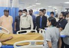 जगदलपुर हादसा: वन मंत्री केदार कश्यप ने अस्पताल में घायल जवानों से की मुलाकात, डॉक्टरों को दिए बेहतर इलाज के सख्त निर्देश