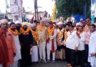 जश्ने ईद मिलादुन्नबी जुलूस का देवकीनंदन चौक पर भव्य स्वागत