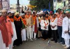 टीम त्रिलोक श्रीवास के द्वारा जश्ने ईद मिलादुन्नबी जुलूस का भव्य स्वागत,