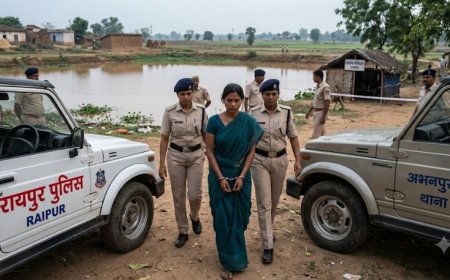 रायपुर में दिल दहला देने वाली वारदात: शराब की लत और घिनौनी करतूत पड़ी भारी, पत्नी ने ही ली चौकीदार पति की जान