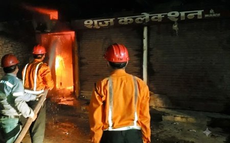 अकलतरा में आधी रात आग का तांडव: पुलिस की सजगता से बचीं 14 जिंदगियां, टला बड़ा हादसा