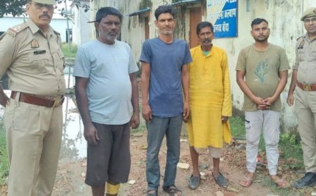 प्यार का खौफनाक अंत: फैक्ट्री में हुई थी दोस्ती, यूपी लाकर महिला की कर दी सौदेबाजी, 4 सलाखों के पीछे