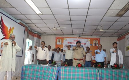 **सलाखों के पीछे मानवता की रोशनी: रायपुर सेंट्रल जेल में कैदियों ने लिया नेत्रदान का संकल्प**