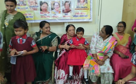 रक्षाबंधन की पूर्व संध्या पर लायंस क्लब बिलासपुर वसुंधरा ने स्पर्श कन्या नेत्रहीन शाला तिफरा में मनाया राखी का पर्व
