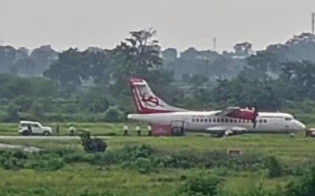 बिलासपुर एयरपोर्ट पर एलायंस एयर की फ्लाइट का टायर पंचर, 37 यात्री और 4 क्रू मेंबर सुरक्षित