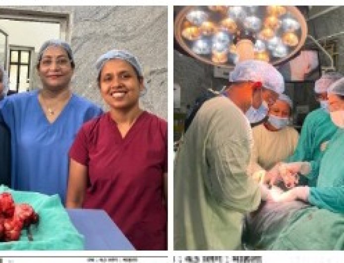 सिम्स में पहली बार 78 वर्षीय महिला के अंडाशय के कैंसरयुक्त विशाल ट्यूमर की सफल सर्जरी, आयुष्मान योजना से मिला निःशुल्क जीवनरक्षक उपचार