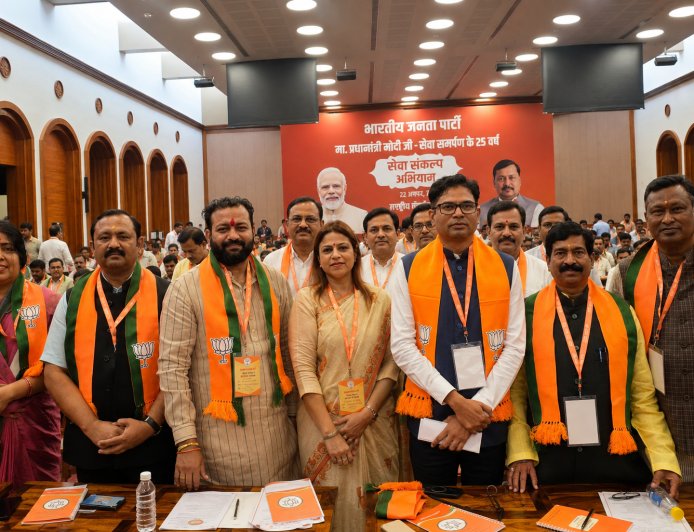 सेवा संकल्प अभियान को बूथ स्तर तक पहुंचाएगी भाजपा, राष्ट्रीय बैठक में छत्तीसगढ़ की अहम भागीदारी