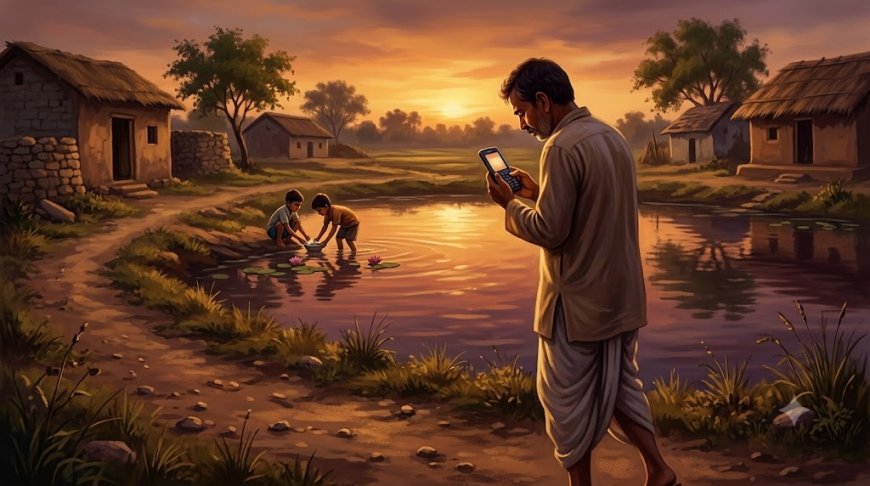 "मोबाइल पर बात करता रहा पिता, तालाब में डूबने से दो मासूम भाइयों की दर्दनाक मौत"