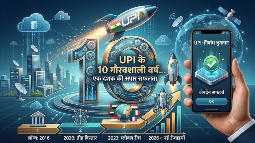 UPI के 10 साल: 49% ग्लोबल शेयर और 11 देशों तक पहुंच के साथ भारत बना डिजिटल पेमेंट किंग
