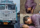 रायगढ़: तेज रफ्तार ट्रेलर ने मोपेड को मारी जोरदार टक्कर,