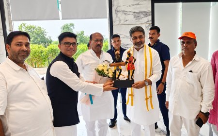 बिलासपुर में निलेश विश्वास ने की सौजन्य भेंट, सामाजिक एवं समसामयिक विषयों पर हुआ विचार-विमर्श