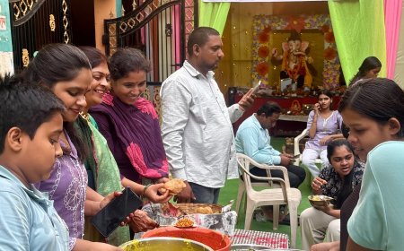 कंचन विहार में श्री गणेश उत्सव समिति द्वारा भव्य भंडारे का आयोजन,