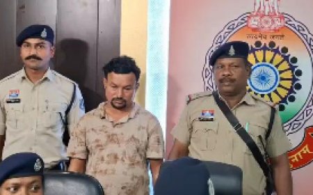 19 साल से बिलासपुर में रह रहा था, STF ने दबिश देकर पकड़ा