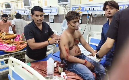 गणेश विसर्जन में चाकूबाजी,,फिर उठे सुरक्षा पर सवाल