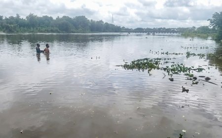 बिलासपुर: अरपा नदी में नहाते समय 2 बच्चे बहे, मचा कोहराम;