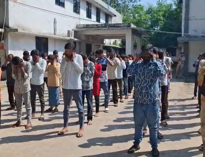 बिलासगुड़ी में बदमाशों की लगी क्लास!