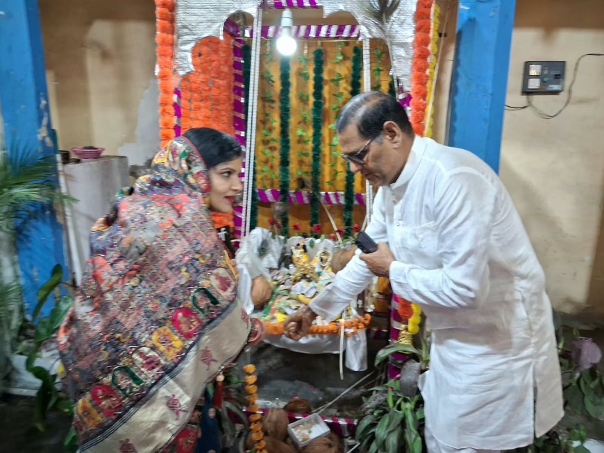 कृष्ण जन्माष्टमी पर रविंद्र सिंह ने सपरिवार की पूजा-अर्चना, मटकी फोड़ आयोजन में उमड़ा उत्साह