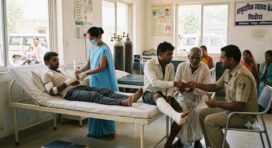 देवपुर वन परिक्षेत्र में भालू का हमला: मशरूम (पुटू) बीनने गए दो ग्रामीण गंभीर रूप से घायल, अस्पताल में भर्ती
