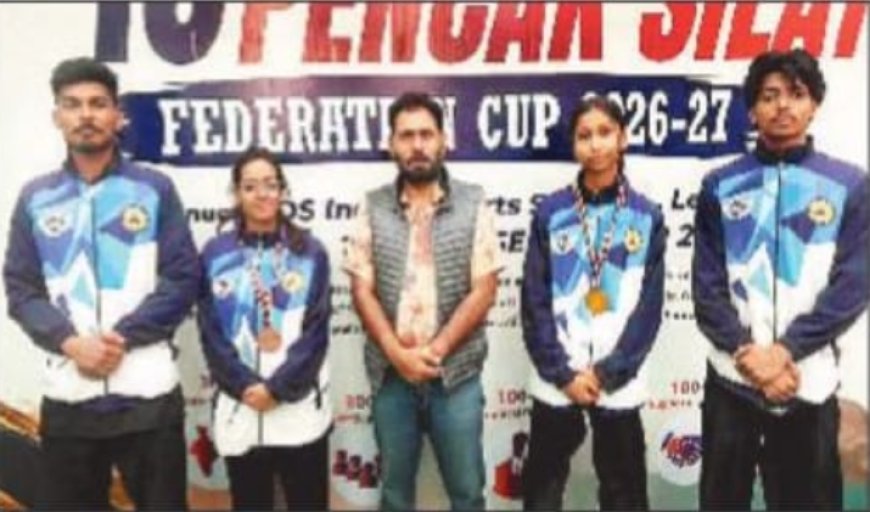 10वीं फेडरेशन कप पेनकैक सिलाट चैंपियनशिप में छत्तीसगढ़ के खिलाड़ियों ने रचा इतिहास