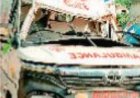 धमतरी के पास भीषण सड़क हादसा: शव लेकर लौट रही एम्बुलेंस ट्रैक्टर-ट्रॉली से टकराई