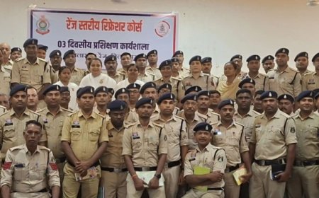 बिलासपुर पुलिस का 3 दिवसीय रिफ्रेशर कोर्स: ब्रह्माकुमारीज़ ने सिखाए तनावमुक्ति और 'खुशी' के गुर,
