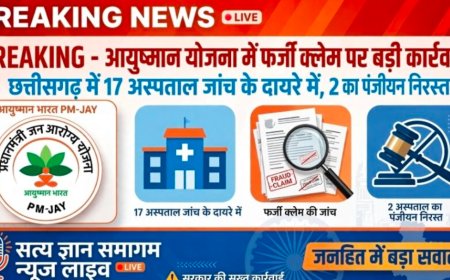 छत्तीसगढ़ में आयुष्मान योजना में फर्जीवाड़ा: सिर्फ छापेमारी नहीं, सरकारी धन की रिकवरी