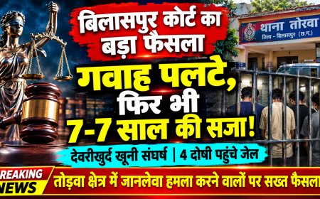 बिलासपुर: देवरीखुर्द में पुरानी रंजिश पर जानलेवा हमला करने वाले 4 दोषियों को 7-7 साल की सजा,