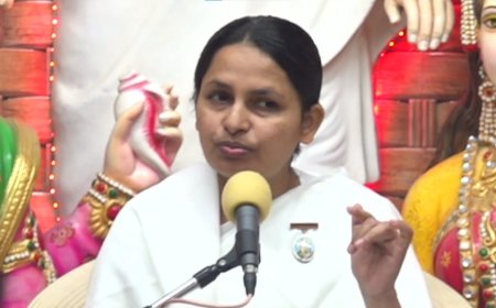 परमात्मा के सामने याचक नहीं, अधिकारी संतान बनें; संकट में वही देता है सहारा : बीके गायत्री दीदी