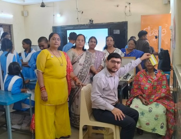 लायंस क्लब बिलासपुर वसुंधरा ने निशुल्क स्वास्थ्य शिविर का आयोजन किया