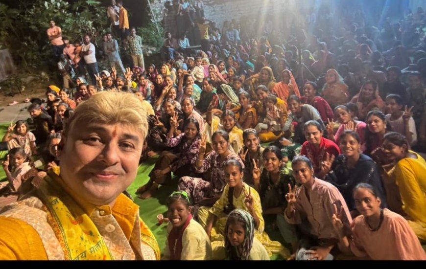 सच्चे मन से मांगी हुई हर कामना होती है पूरी- त्रिलोक चंद्र श्रीवास, बेलतरा  के ग्राम लगरा में जगराता का कार्यक्रम संपन्न हुआ