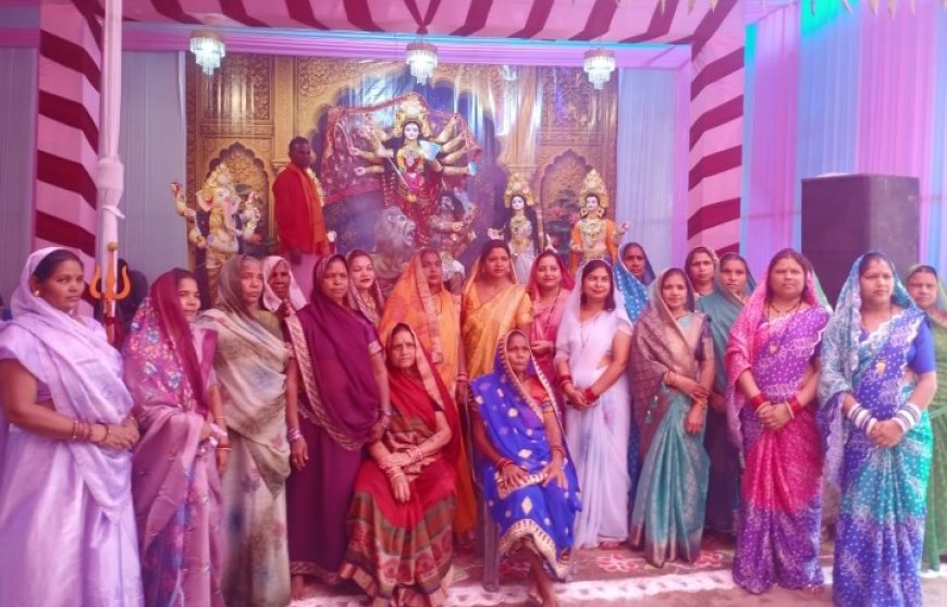 जरहाभाठा ओमनगर में पहली बार विराजमान हुईं मां दुर्गा, महिला समिति ने विधि-विधान से की पूजा-अर्चना 🌺